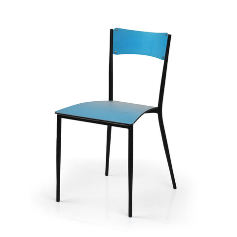 Blue & Black Dinette Chair