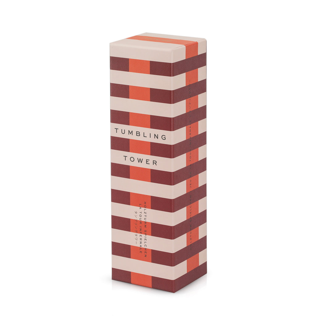 Multi-Colored Wood Jenga Set w/ Box (A+D)