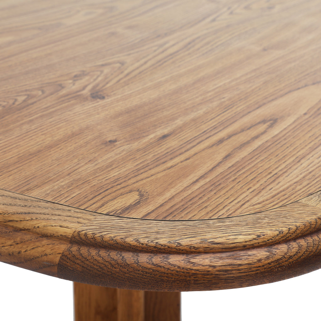 Natural Wood Square Dining Table
