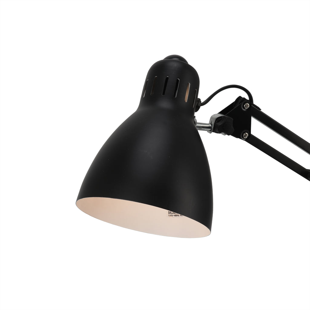 Black Swing Arm Desk Lamp