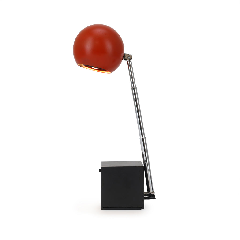 Orange Ball Telescoping Desk Lamp