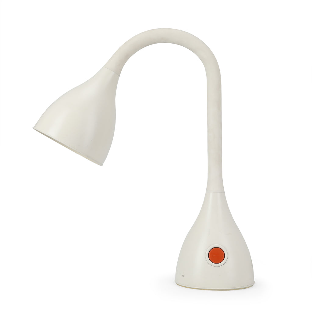 White Plastic Desk Lamp #1