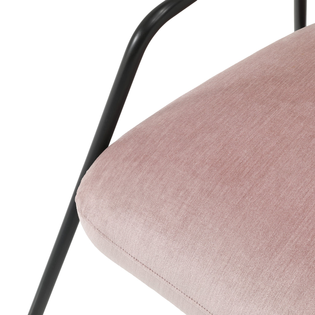 Muted Pink District Eight Cyrus Chair