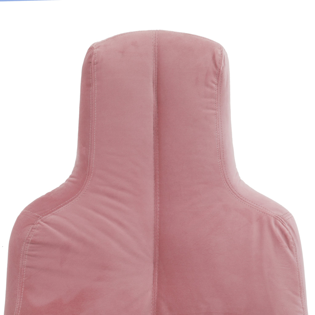 Pink Modern Folded Felt Side Chair