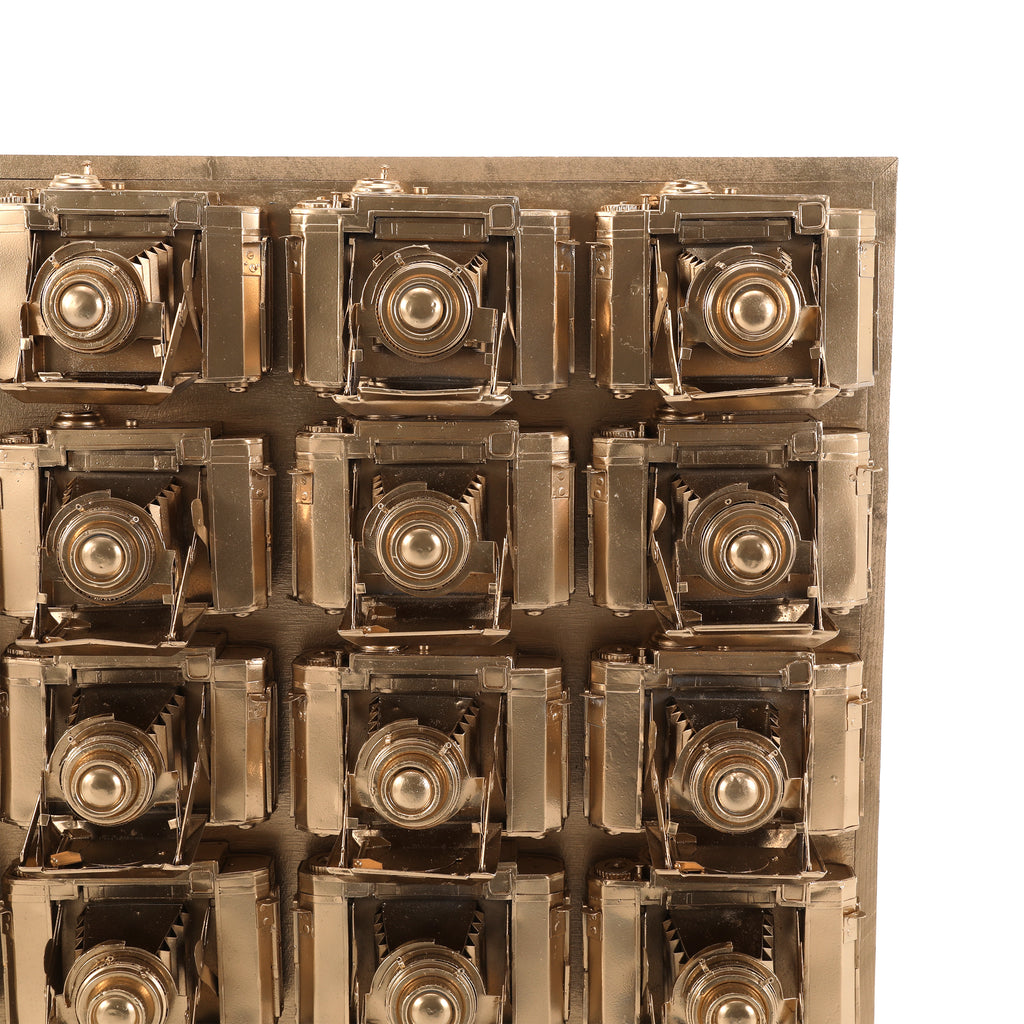Gold Cameras Wall Art (A+D)