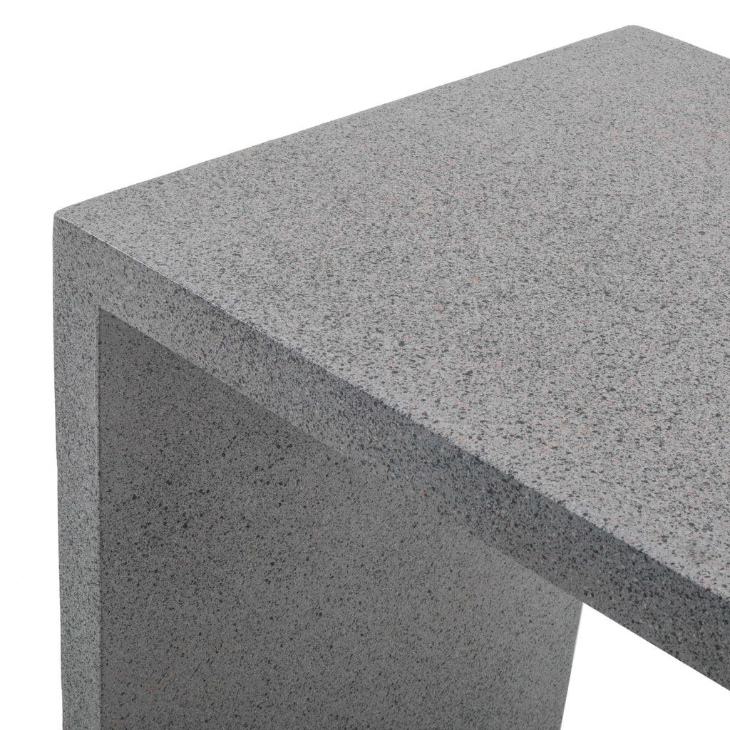 Large Grey Speckled Console
