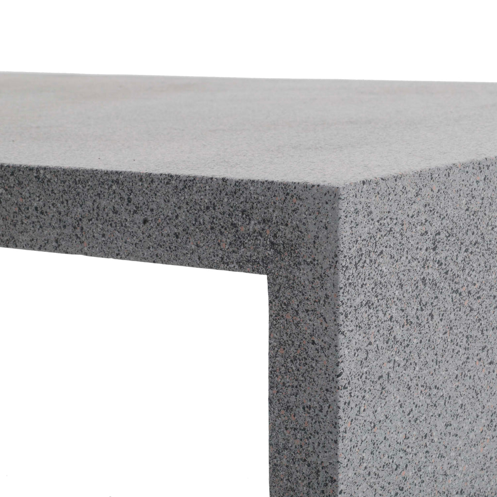 Large Grey Speckled Console