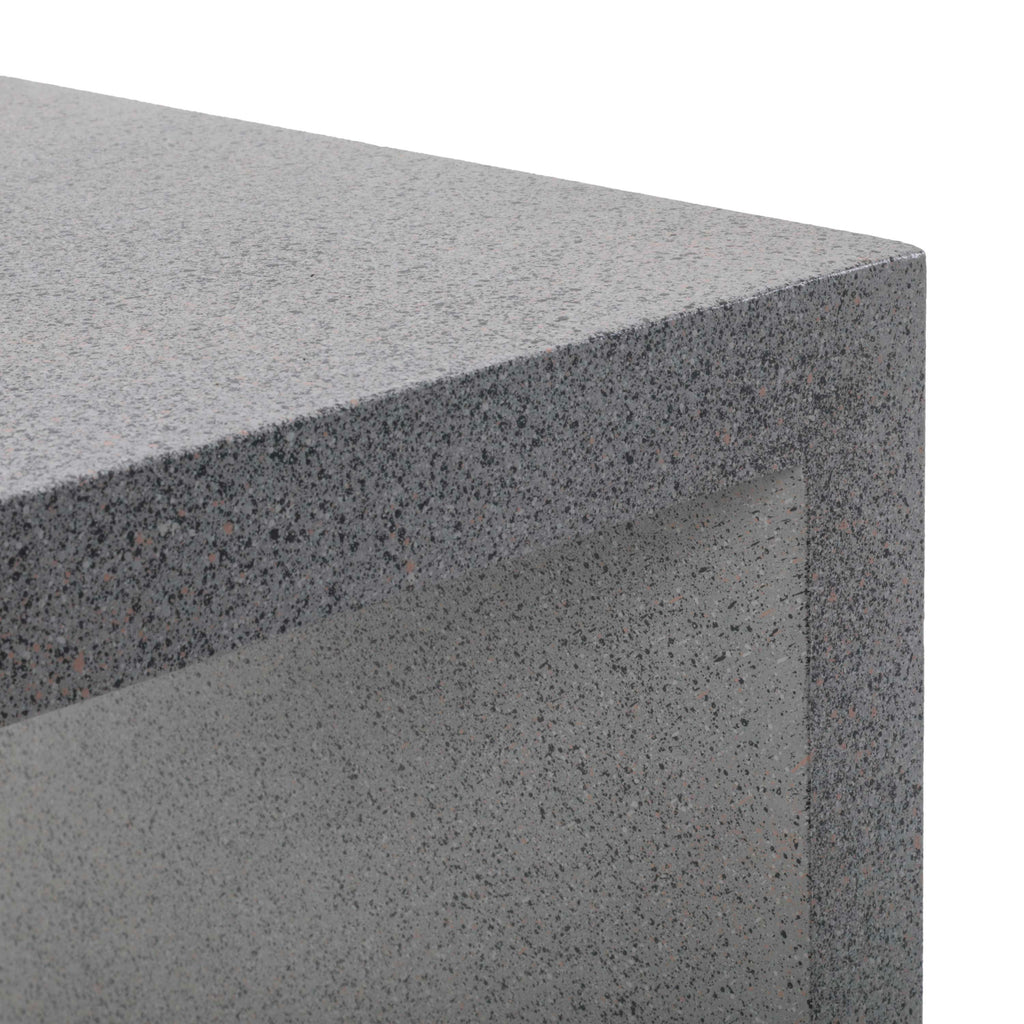 Large Grey Speckled Console