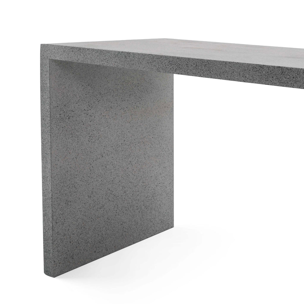 Large Grey Speckled Console