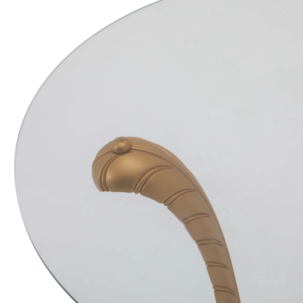 Gold Grosfeld Regency Side Table