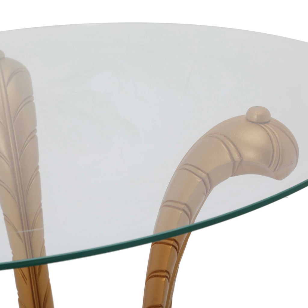 Gold Grosfeld Regency Side Table