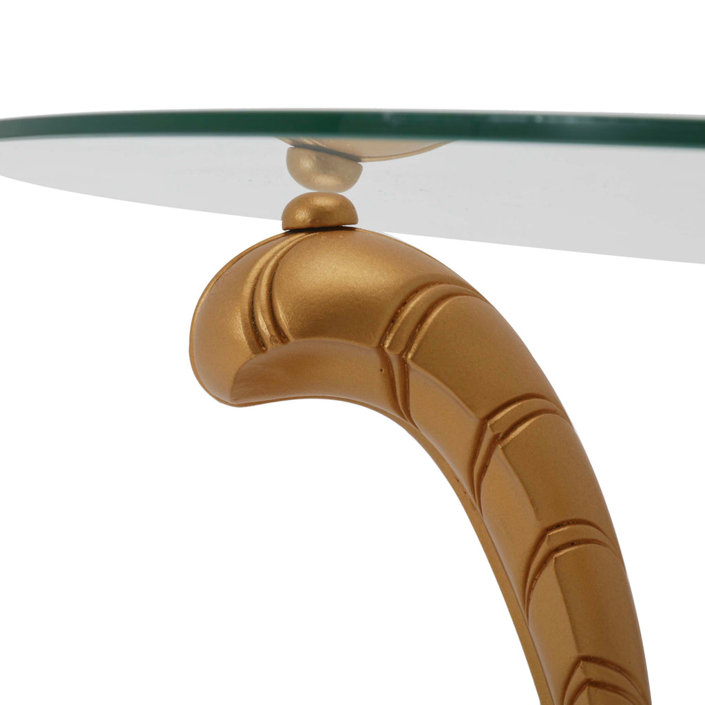 Gold Grosfeld Regency Side Table