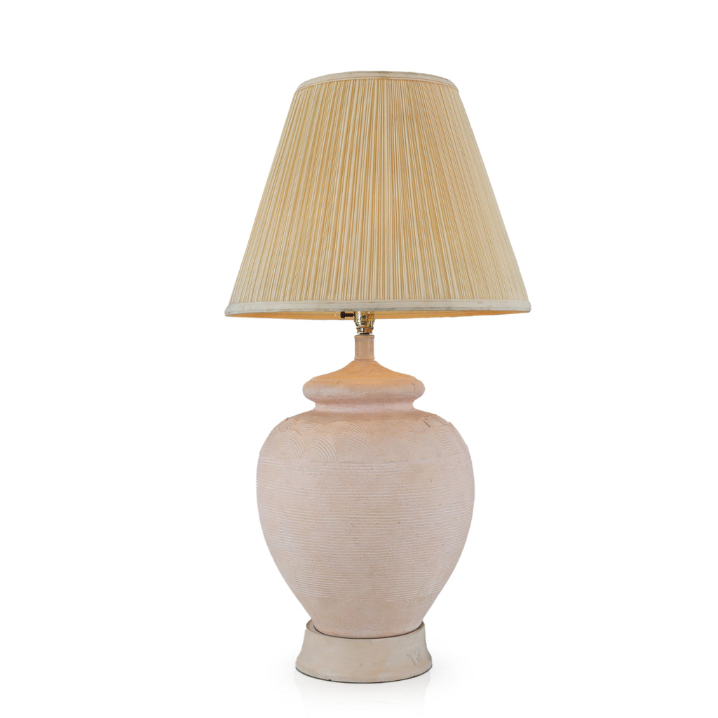 PInk Plaster Table Lamp