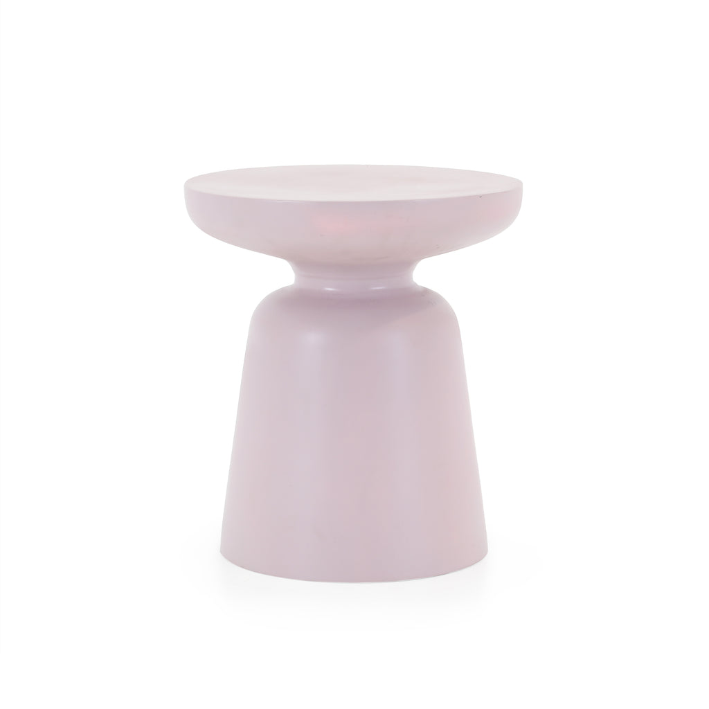 Pink Round Top Pedestal