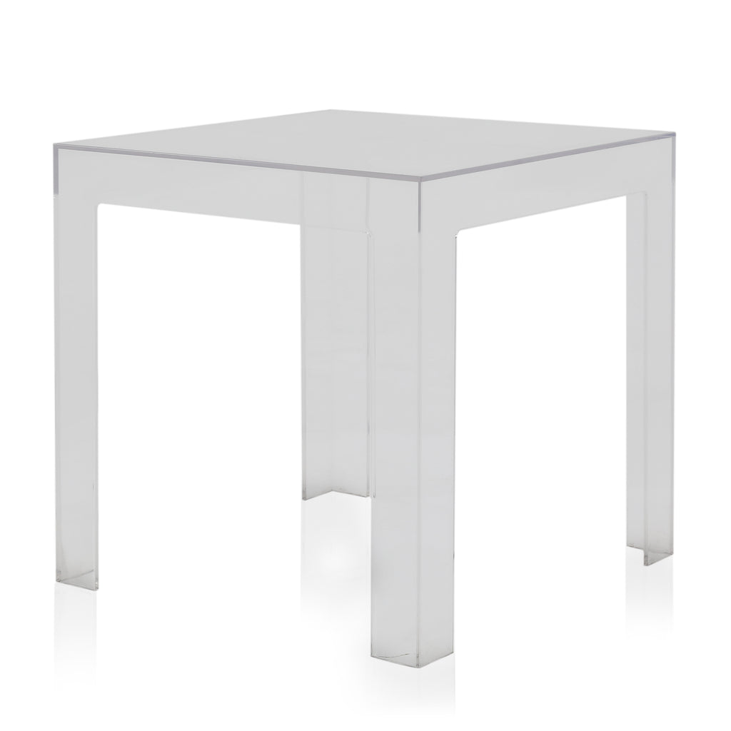 Clear Acrylic Square Side Table