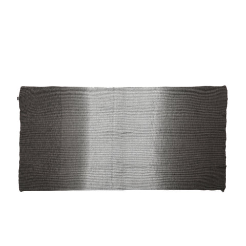 Grey Ombre Woven Throw Blanket
