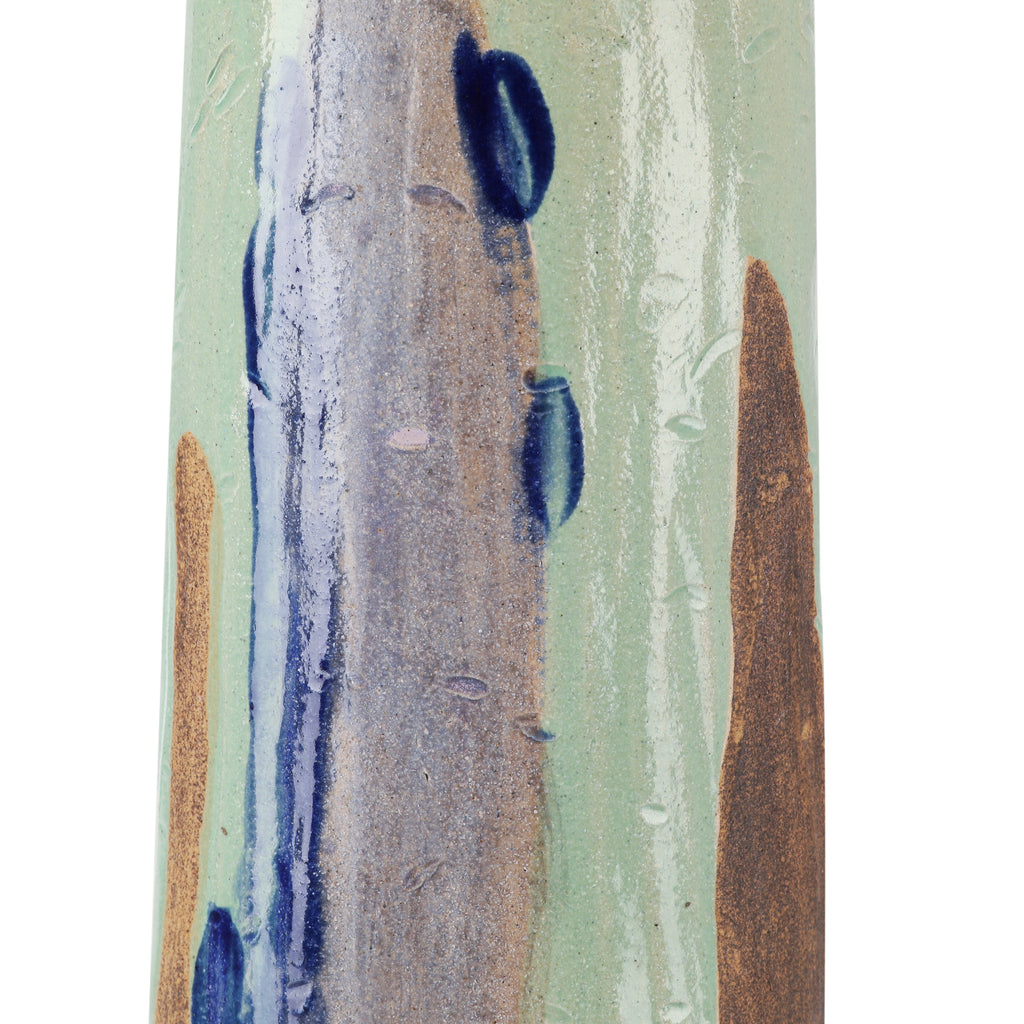 Green & Blue Ceramic Vase