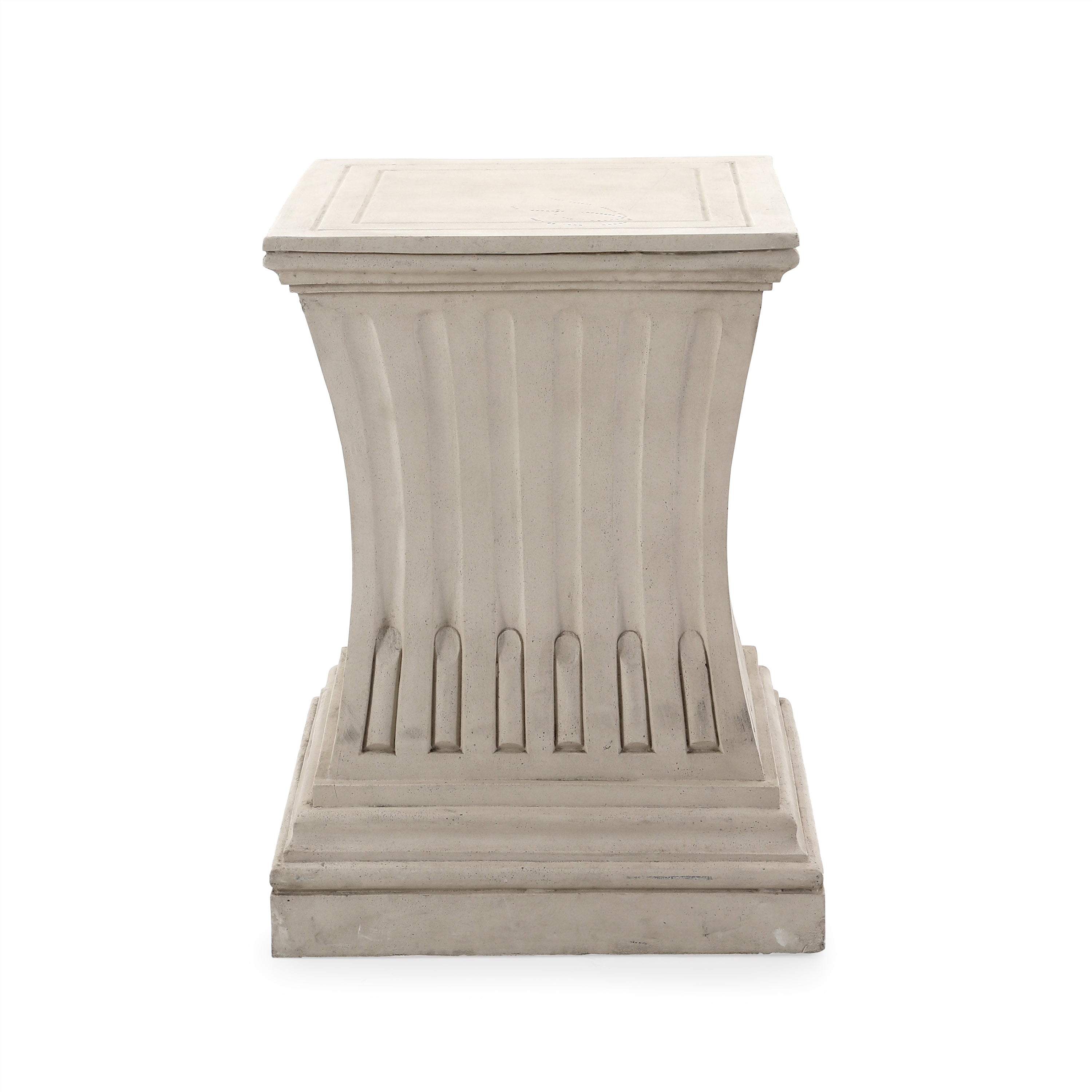 Stone Rome Pod Stone Roman Pedestal - Gil & Roy Props
