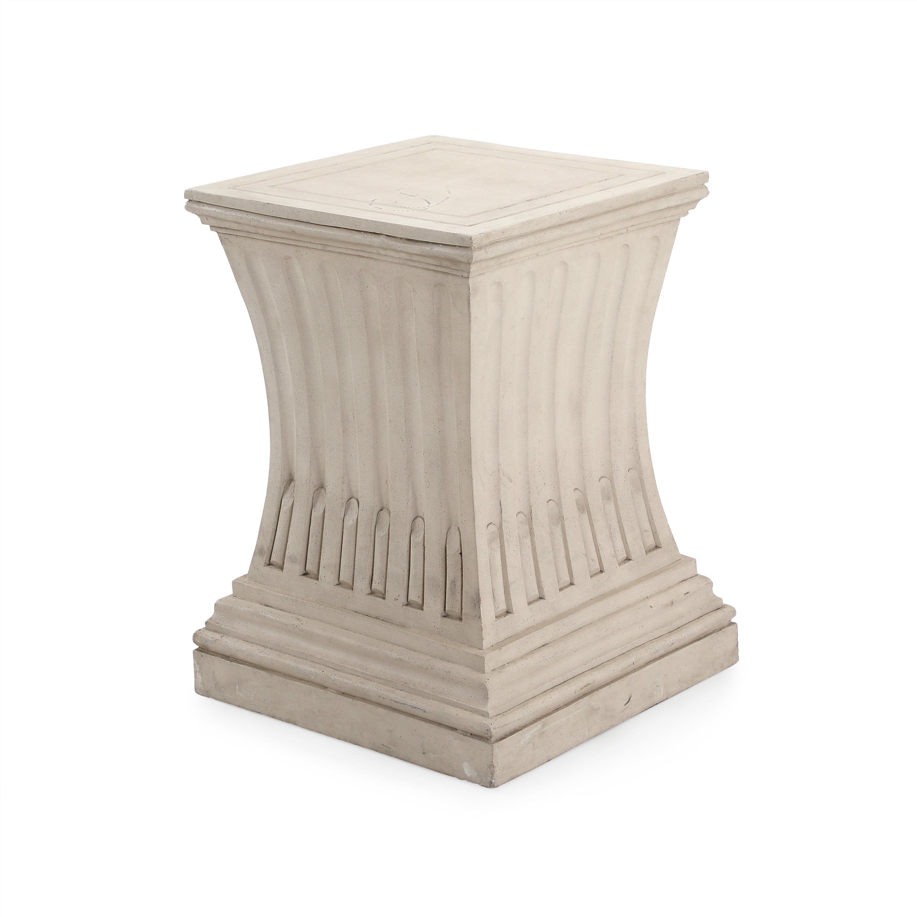 Stone Rome Pod Stone Roman Pedestal - Gil & Roy Props
