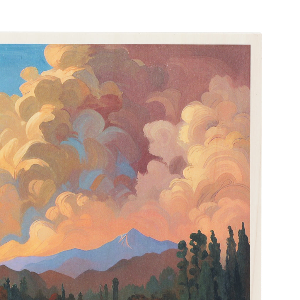 1338 (A+D) Prairie Painting Puffy Clouds