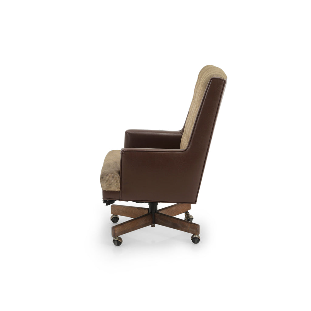 Brown & Beige Office Chair
