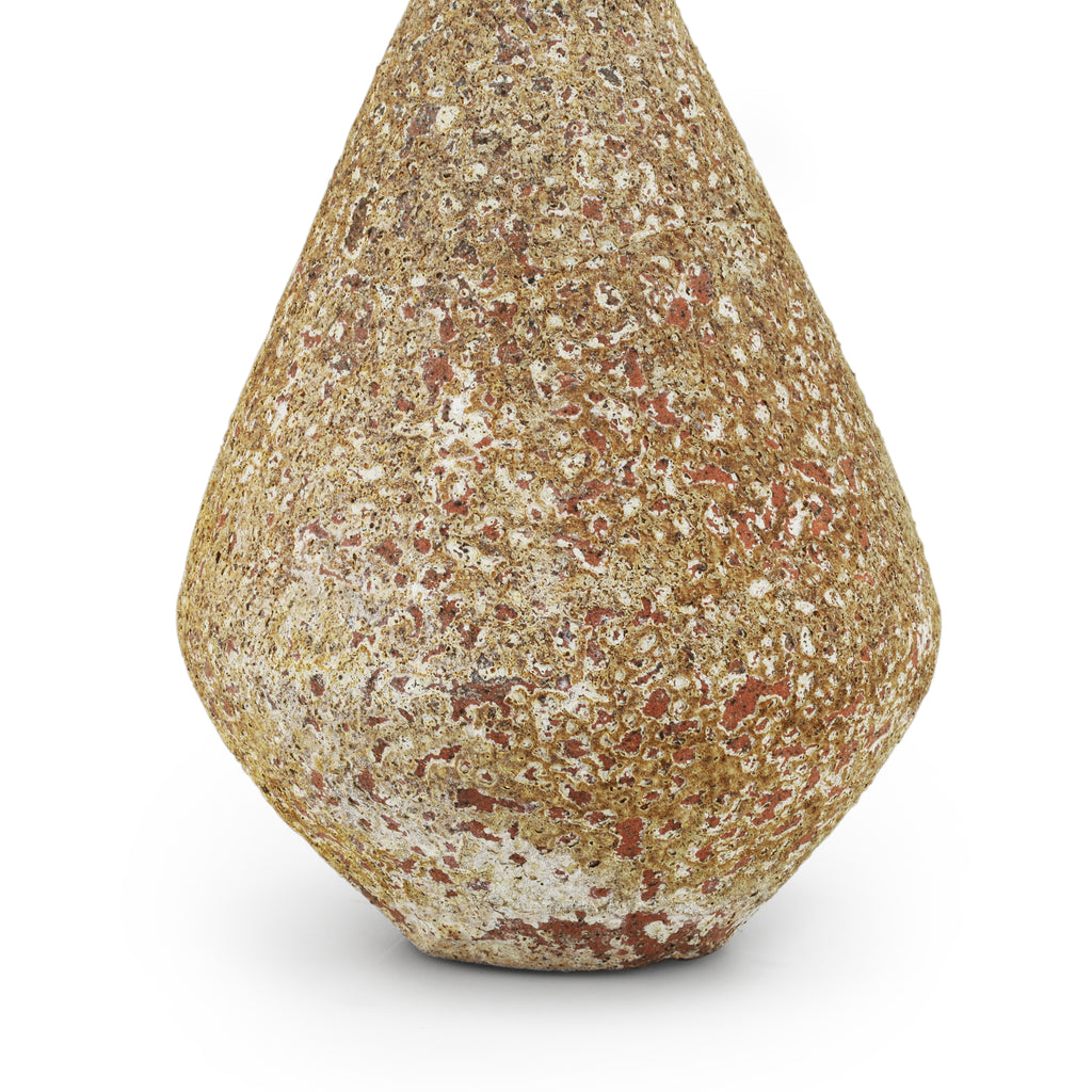 Rustic Yellow Ceramic Vase