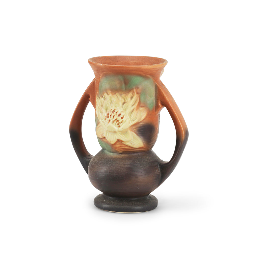 Orange Floral Vase (A+D)