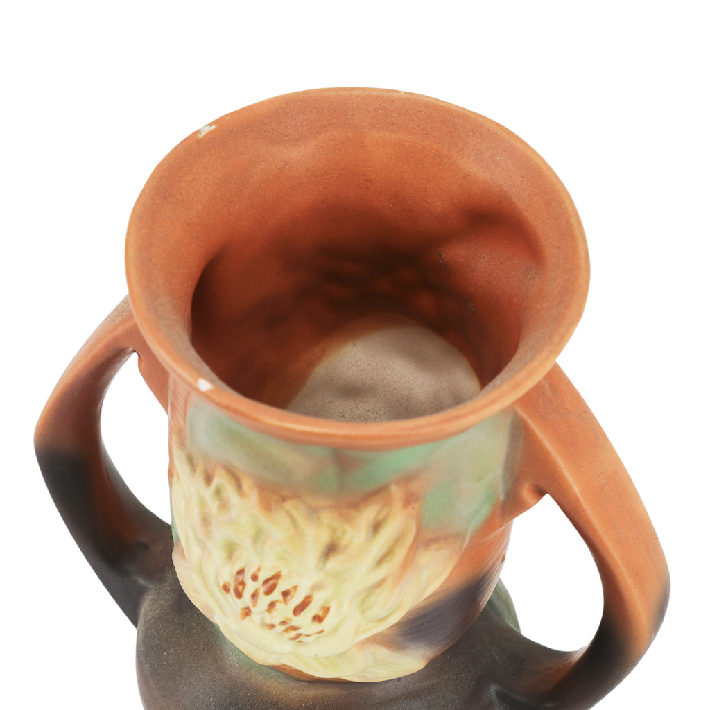 Orange Floral Vase (A+D)