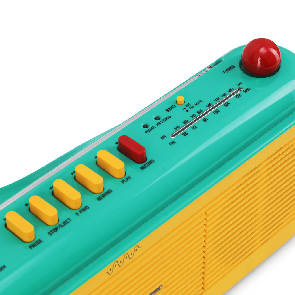 Vintage Yellow Sharp Radio