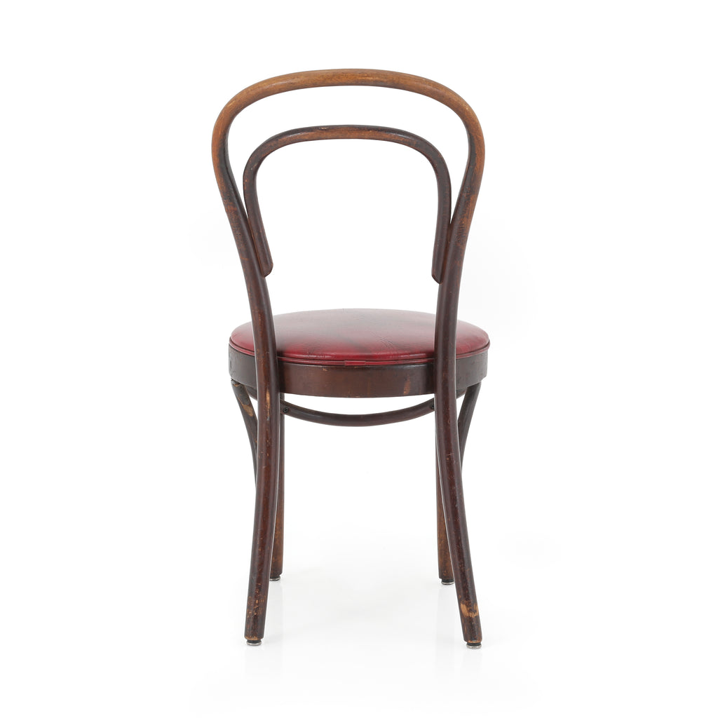 Red Thonet Wood Cafe Chair