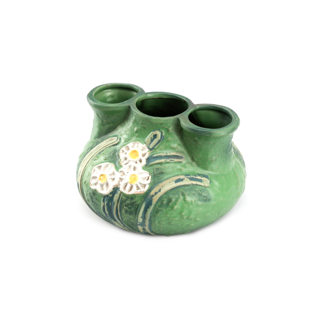 Green Floral Ceramic Vase (A+D)