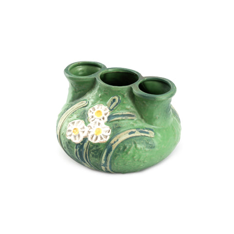 Green Floral Ceramic Vase (A+D)