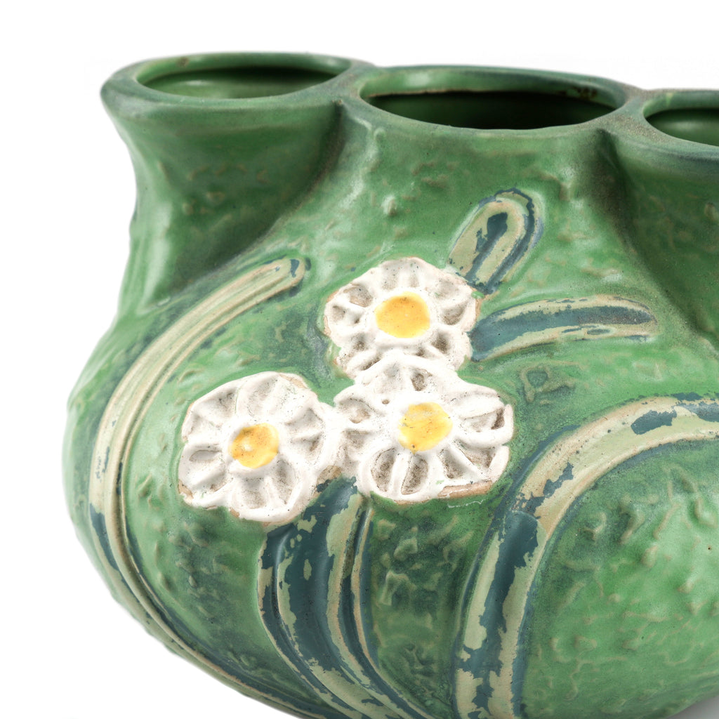 Green Floral Ceramic Vase (A+D)