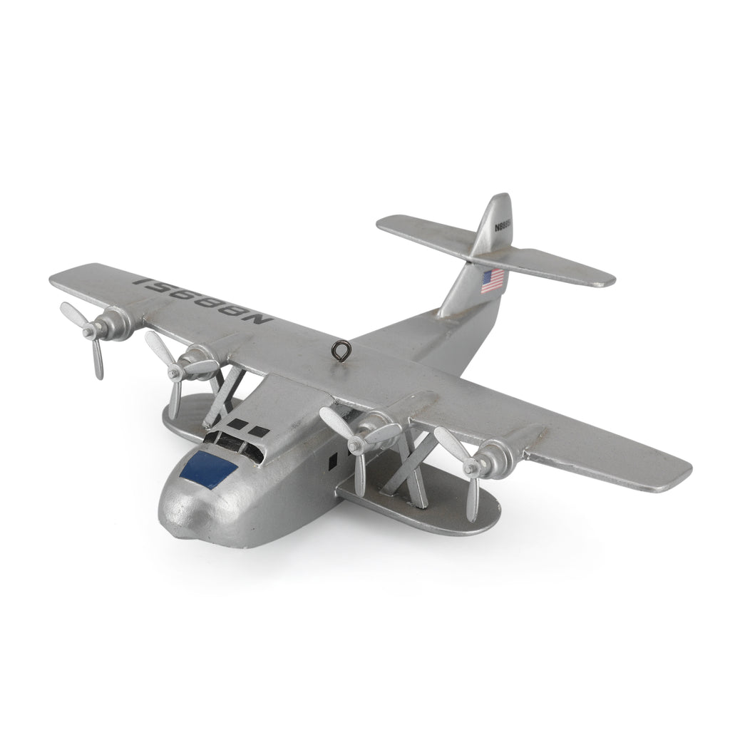 Silver Bomber Plane Model Toy