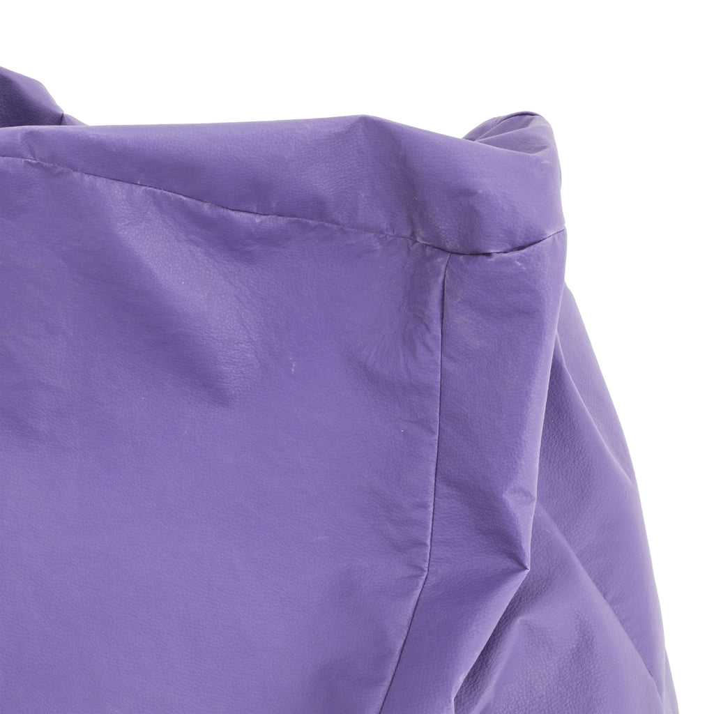 Purple Vinyl Bean Bag