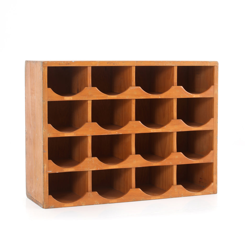 Wood School Cubby Shelf