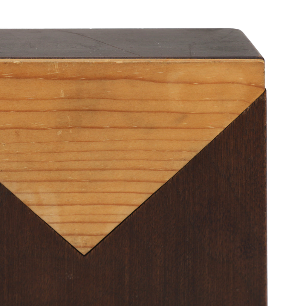 Dark & Light Wood Bookends (A+D)