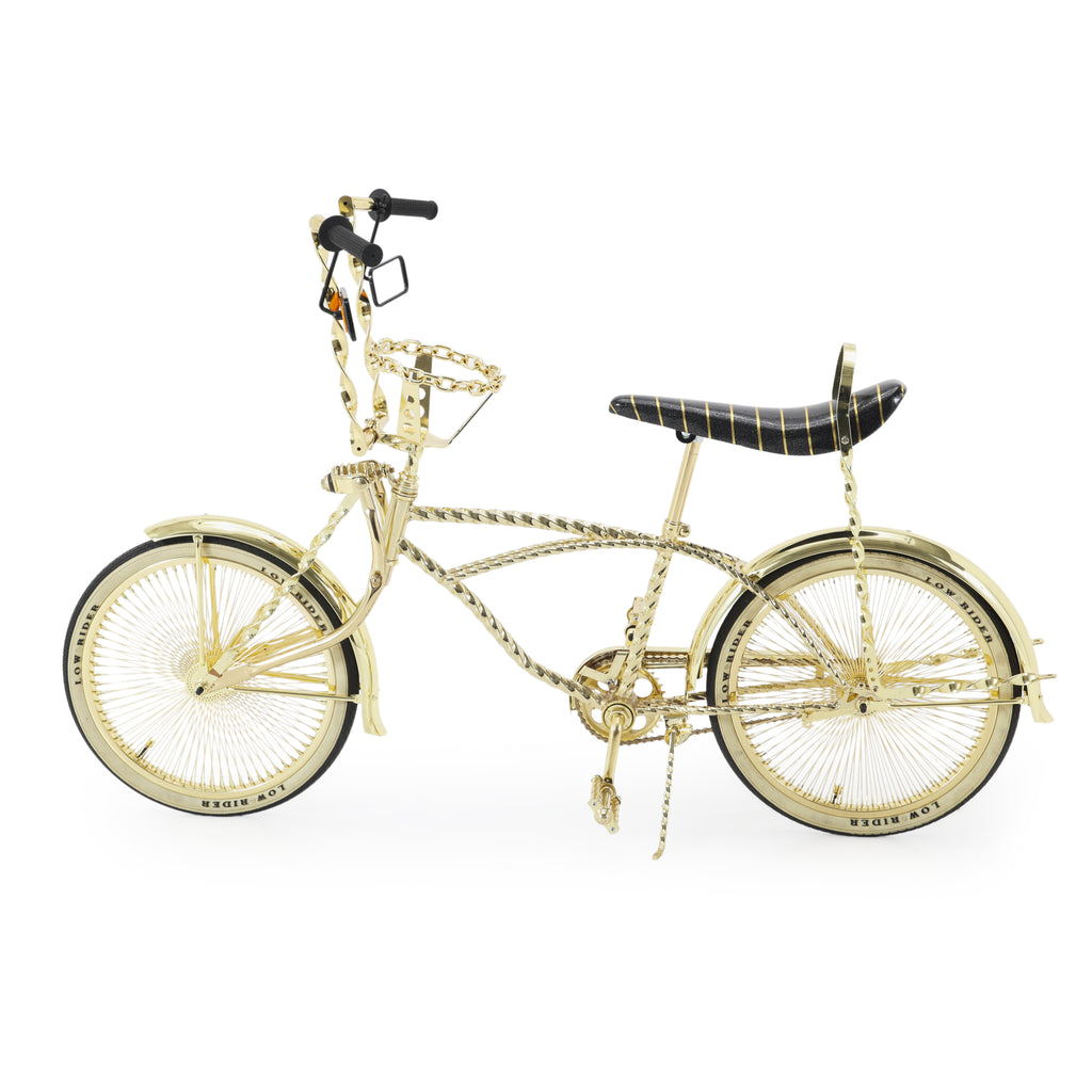 Custom Gold Lowrider Bicycle