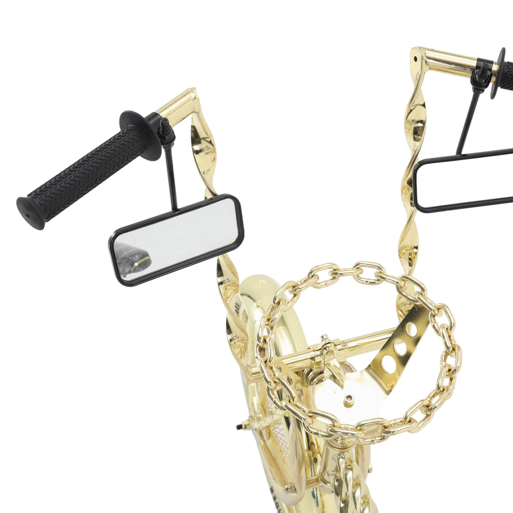 Custom Gold Lowrider Bicycle