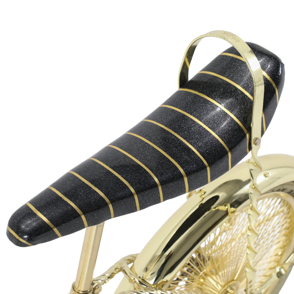 Custom Gold Lowrider Bicycle