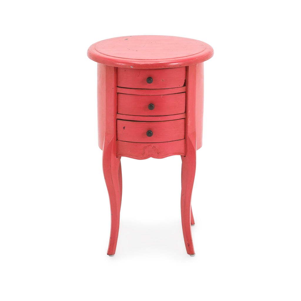 Hot Pink Wooden Bedside Table