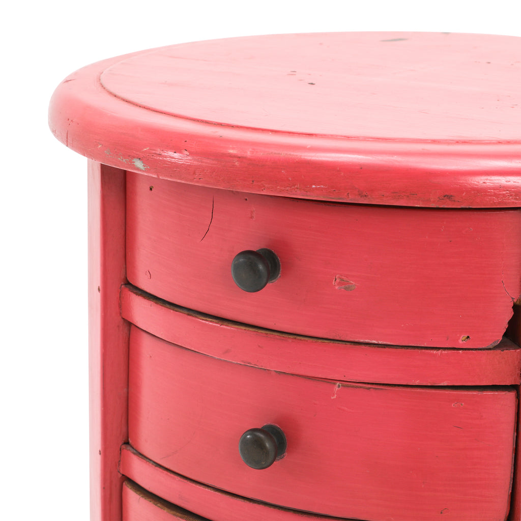 Hot Pink Wooden Bedside Table
