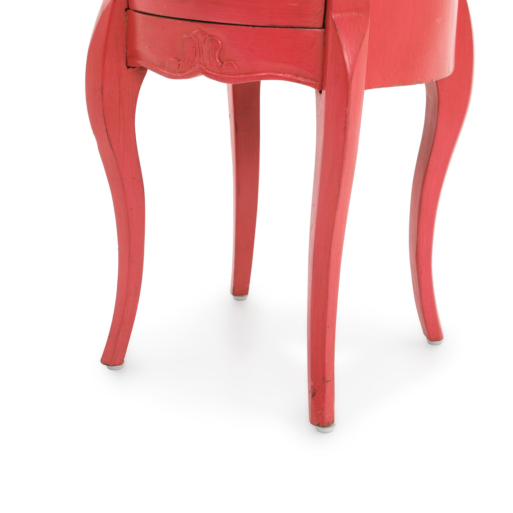 Hot Pink Wooden Bedside Table
