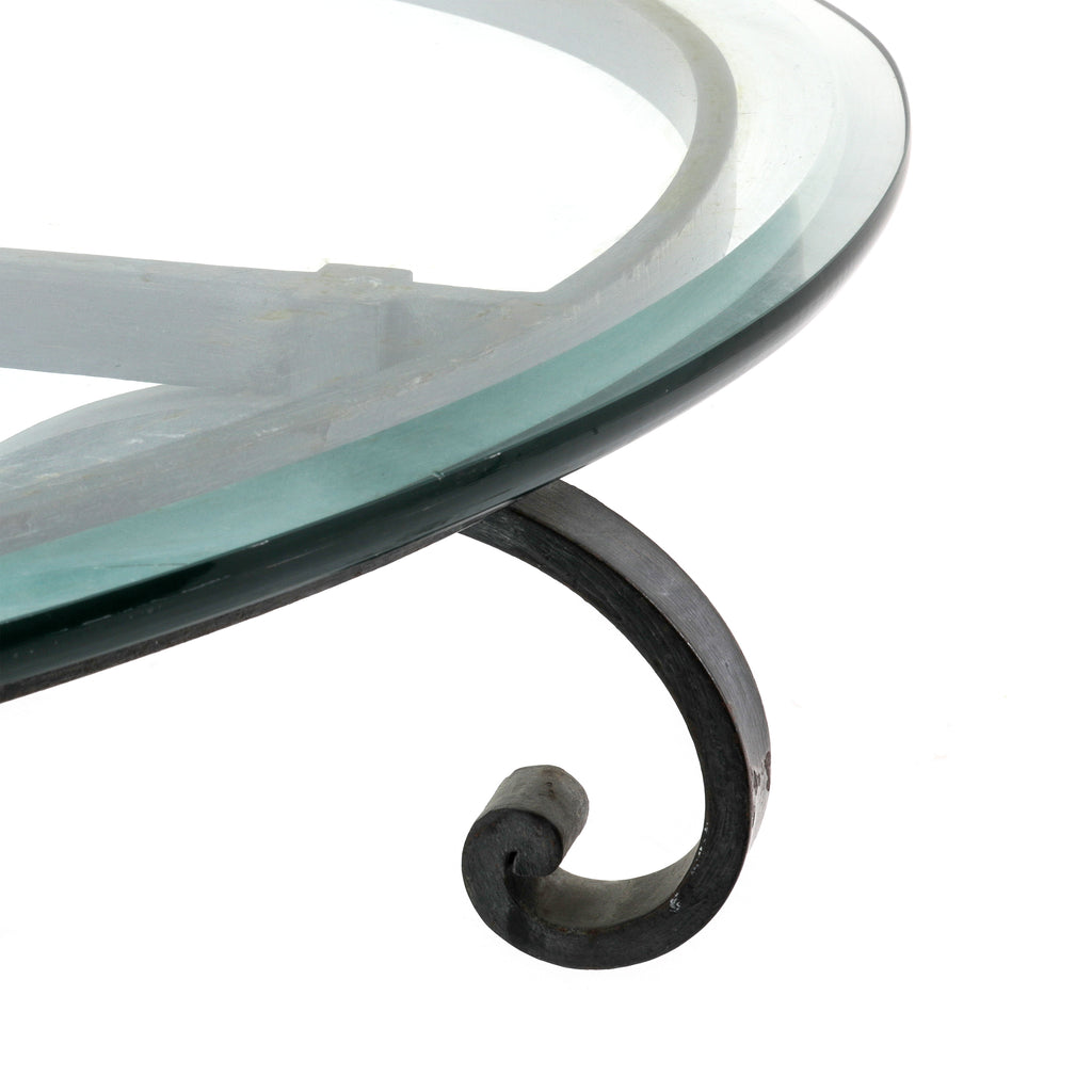 Rustic Black Playboy Mansion Iron Patio Dining Table