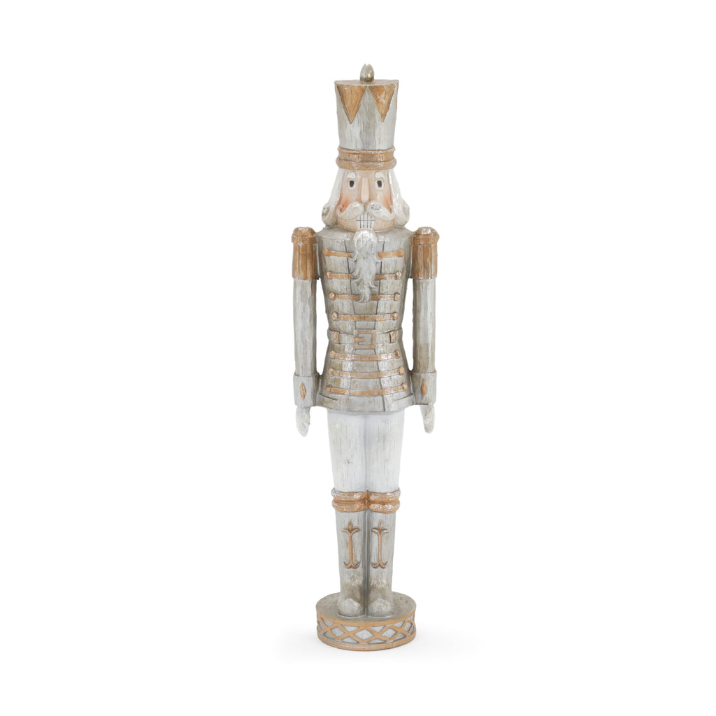 Wooden Carved Nutcracker Lawn Ornament