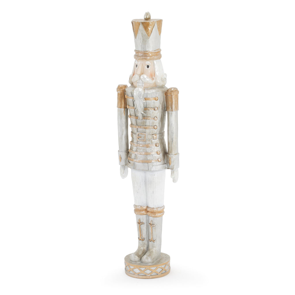 Wooden Carved Nutcracker Lawn Ornament