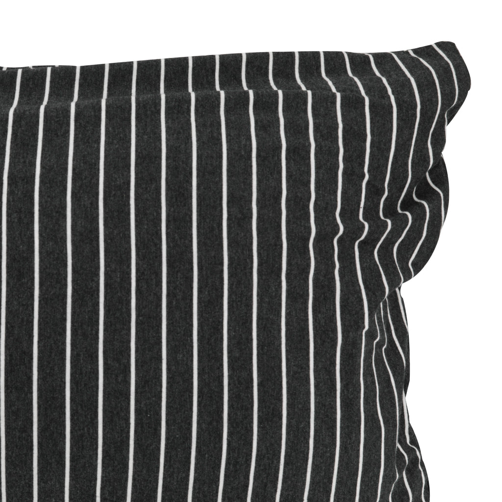 Black & White Striped Pillow Case (A+D)
