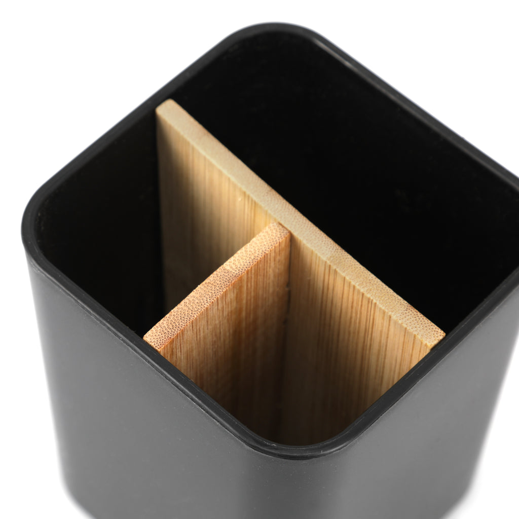Black / Wood Desk Organizer (A+D)