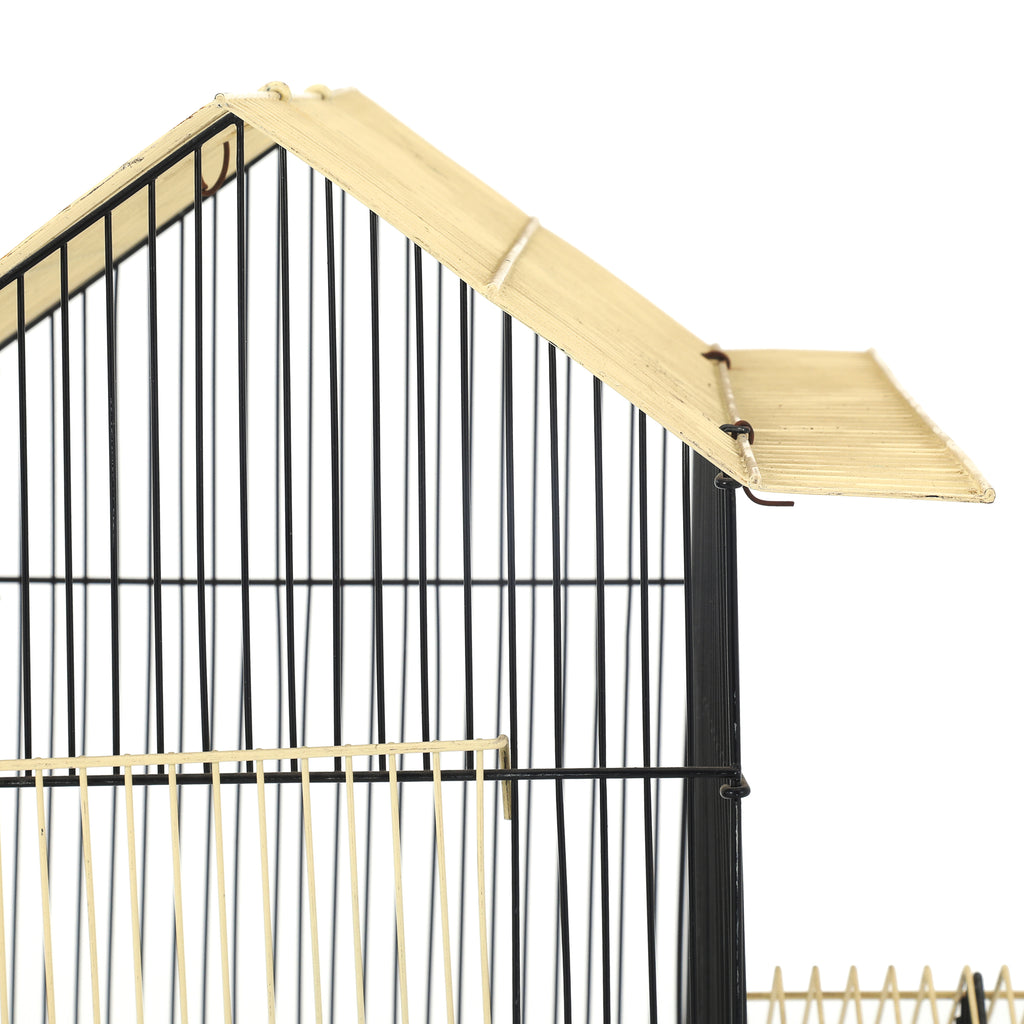 Black & Cream Bird Cage