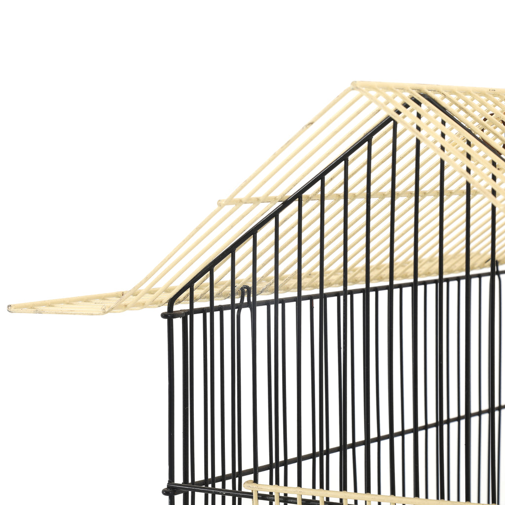 Black & Cream Bird Cage